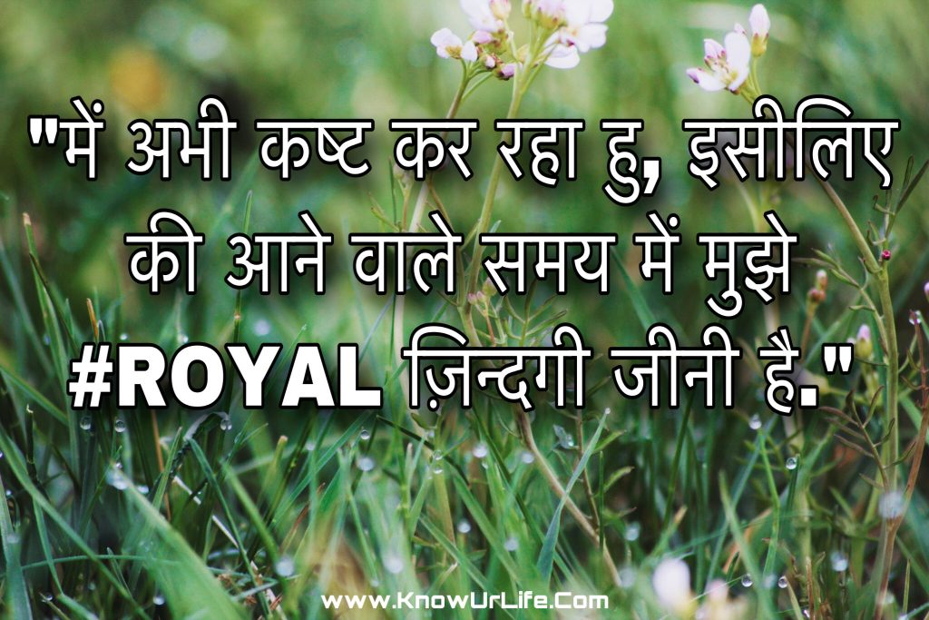 attitude status hindi